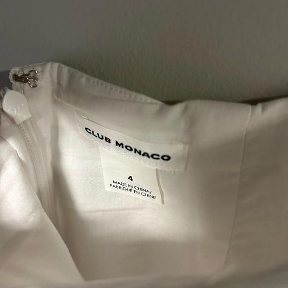 Club Monaco Asymmetrical White Skirt - Picture 2 of 4